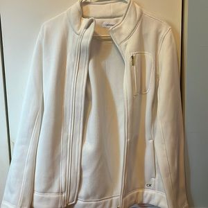 Women’s Calvin Klein White Jacket Zip Up